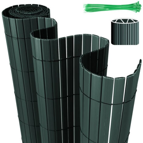 VINGO PVC Sichtschutzmatte Sichtschutzzaun Sichtschutz für Zaun Garten