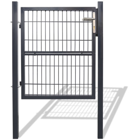 Gecheer Gartentor 105x105cm Cortenstahl - Rostoptik Hoftor Mit Laserschnitt