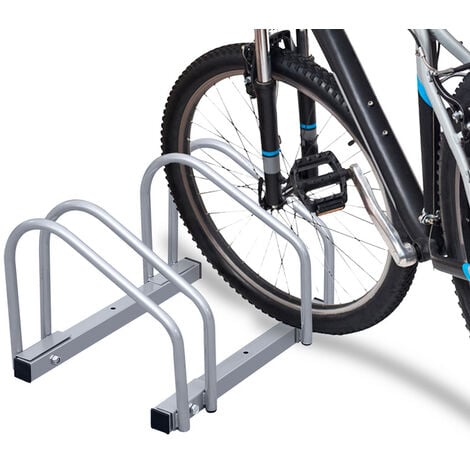 Fahrradständer Radständer Aufstellständer Mehrfachständer Fahrrad Ständer  Boden- und Wandmontage Stahl bis 2 Fahrräder