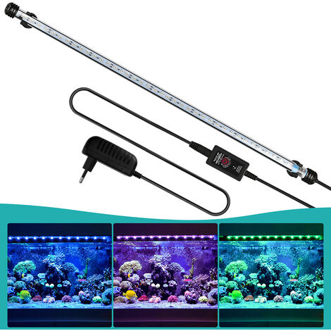 VINGO LED Aquarium Beleuchtung Fisch Tank Aquarium Lampe 71cm Unterwasser  RGB