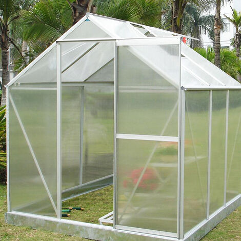 VINGO 14x Polycarbonat Doppelstegplatten 4mm Gewächshaus Hohlkammerplatten