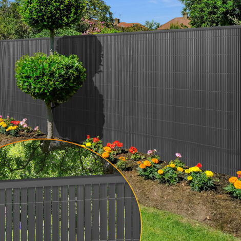 VINGO Sichtschutzmatte PVC Sichtschutz Garten Sichtschutzzaun Balkon