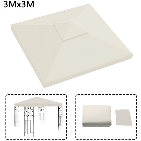 Pavillon Dach COSTWAY 3x3m Ersatzdach Für Pavillon Produktbild-Vorschau 3