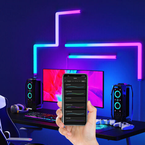 Miner Gaming Lampe - Wandleuchte Mit Ladefunktion & Power Bank Für Gaming Deko