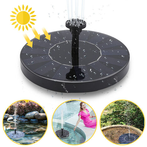 VINGO SolarPumpe Solarpumpen Solar Springbrunnen Gartenpumpen 1.5W