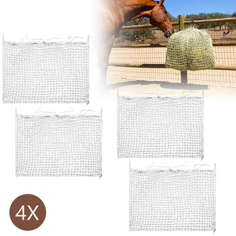 HERKINDNESS Heunetz Für Pferde - Engmaschig Mit Befestigungsring Für Pferde & Schafe