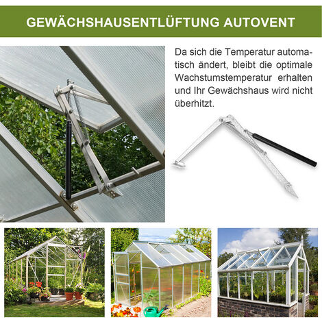 (Deactive)VINGO Gewächshaus Fensteröffner, 14 kg max. Hebekraft