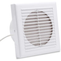 VINGO Badlüfter Ventilator Wandlüfter Mit Rückflussleitblech 100mm ...