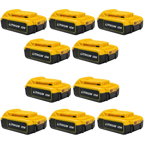 Batterie rechargeable pour DeWalt DCB180 DCB181 18V 3000mAh