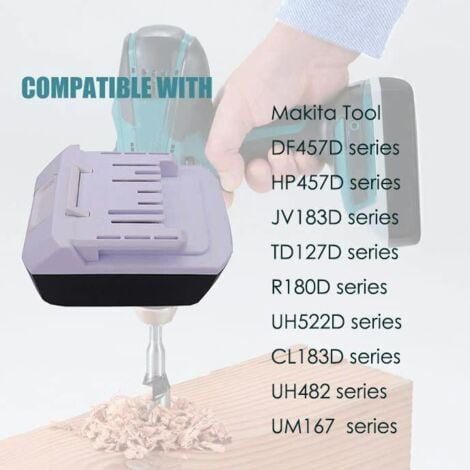 Batterie Pour Makita 18V 4,0Ah BL1840G BL1815G BL1811G BL1813G BL1820G 195608-4 DF457D TD127D JV183D TD127D lithium-ion