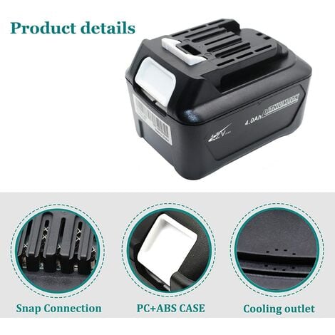 Batteria Sostitutiva Makita 12V BL1021B - 2.0Ah, Compatibile Con Vari Attrezzi E Caricabatterie Makita - Foto 7