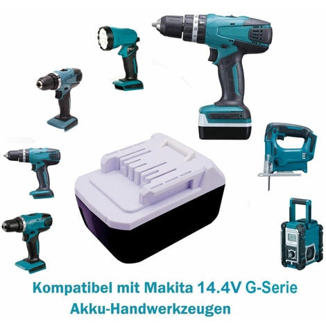 Batterie Pour Makita BL1440G 14,4V 4,0Ah BL1413G BL1411G BL1415G 196375-4 HP347 HP347D JV143D UR140  lithium