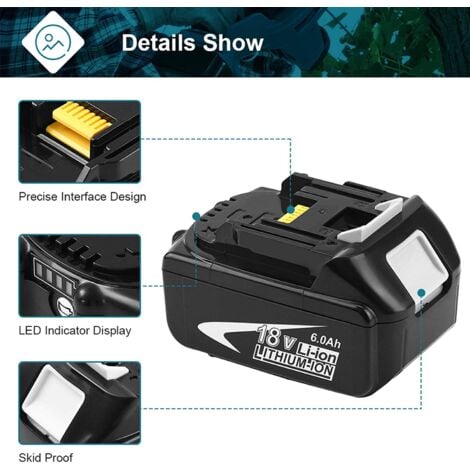 4X BL1850B Batterie + Chargeur Double DC18RD pour Makita 2 Batteries 18V 6,0Ah BL1850 BL1860B BL1860 BL1815 BL1830 BL1840, Radio DMR100 DMR101 DMR102 DMR103B DMR104 DMR105 DMR108