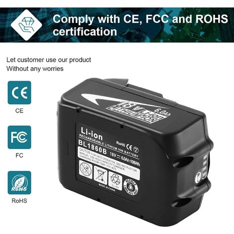 4X BL1850B Batterie + Chargeur Double DC18RD pour Makita 2 Batteries 18V 6,0Ah BL1850 BL1860B BL1860 BL1815 BL1830 BL1840, Radio DMR100 DMR101 DMR102 DMR103B DMR104 DMR105 DMR108