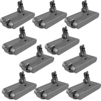 10X Batterie pour Dyson V11 Absolute Extra V11 Absolute V11 295124-01 25,2V 3600mAh Batterie à vis