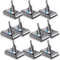 10X Batterie V8 pour Dyson Batterie Dyson 21,6V 4000mAh Dyson V8 Vacuum Cleaner 21.6 V V8 Battery pour Dyson V8 Absolute / V8 AnimalV8 Fluffy / V8 Exclusive / V8 SV10 Motorhead