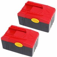 2X Batterie pour Snap On CTB6187 CTB6185 CTB4187 CTB4185 pour Snap On CT6850 CT6855 Series Impacts Wrench pour Snap On CDRA6855 CDRE6855 CDRU6855 CDRK6855 CDRJ6855 CTRS6855 Series Drills 18V 4,0Ah
