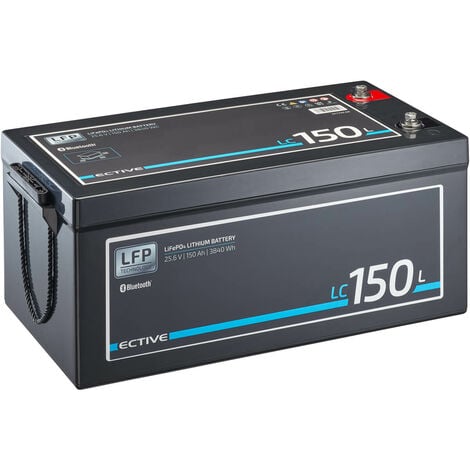 ECTIVE LC 150L BT LiFePO4 24V 150Ah batterie decharge lente