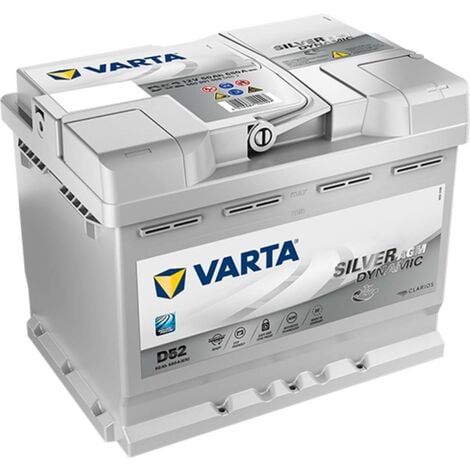 VARTA D52 Silver Dynamic AGM 560 901 068 Batteries voiture 60Ah