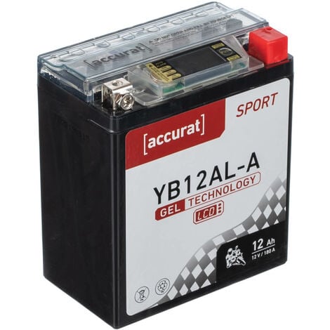  Accurat Batterie de moto YB9-B 9Ah 90A 12V Technologie