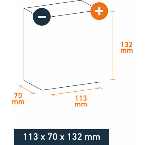 Batterie moto YT12B-BS 10Ah Gel Accurat 12V 160A 150 x 70 x 130 mm