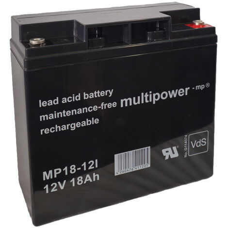 Batterie plomb 6V 7Ah Multipower MP7-6S