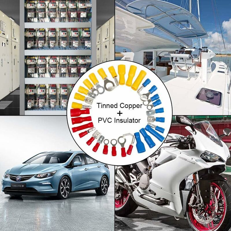 Kit 600 Connettori Elettrici A Crimpare - Forcelle Maschio/Femmina 2.8mm, 4.8mm, 6.3mm - Foto 5