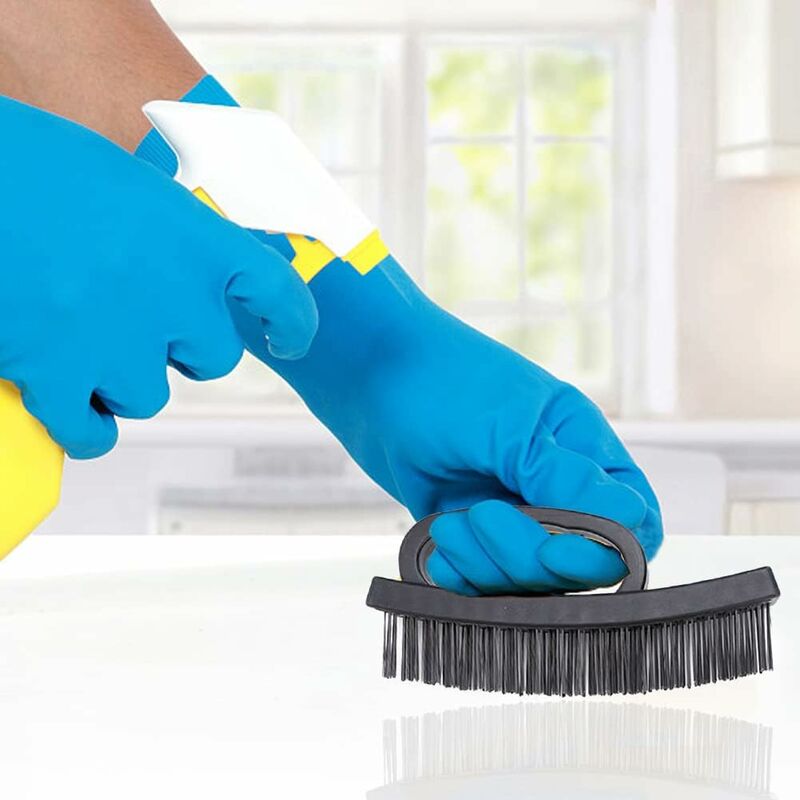 Spazzola Metallica In Acciaio Inox - 165x33mm, Per Rimuovere Ruggine E Sporco Pesante - Foto 3