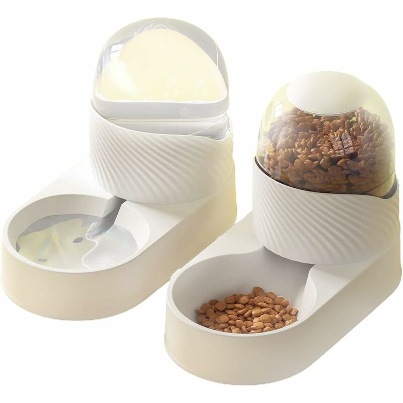 Little Bean® Dispenser Automatico Cibo E Acqua Per Gatti E Cani - Doppia Ciotola 2.2L Con Sistema A Sifone - Foto 11