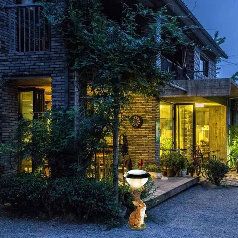 Acgarten Statua Solare Da Giardino A Forma Di Gatto – Luce LED Con Pannello Monocristallino – Impermeabile IP44 – Regalo Per Mamma E Amanti Del Giardinaggio