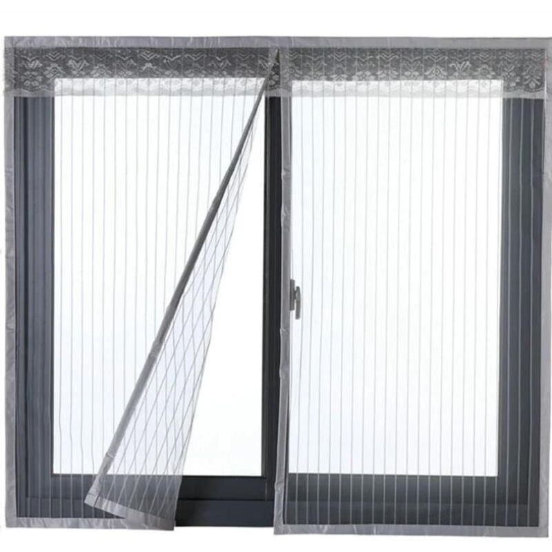 Zanzariera Fai Da Te Zanzariera Magnetica Per Finestre - Ritagliabile 130x120cm, Montaggio Facile Senza Fori Zanzariera Finestra Magnetica 130x120 Cm Fai Da Te Insetti