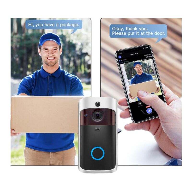 Campanello Smart Yale Con Videocamera - Full HD, Audio Bidirezionale, Visione Notturna, App Controllo - Foto 4