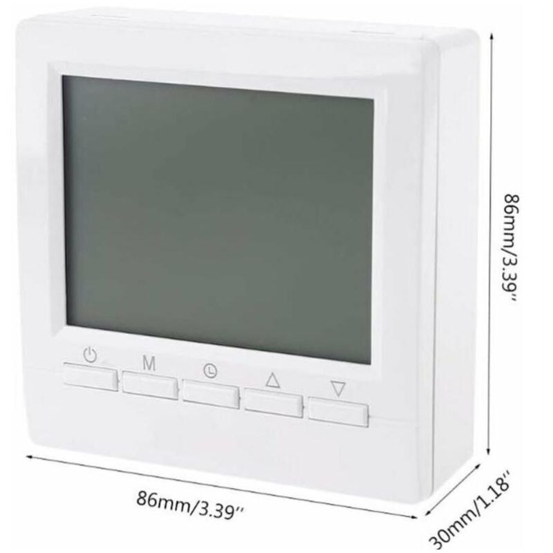 Termostato Digitale Programmable Per Caldaia A Gas - Display LCD, Controllo Temperatura, Batteria
