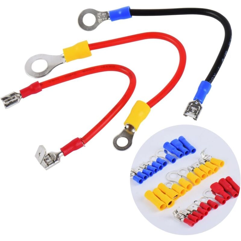 Set Connettori Elettrici - 480 Pezzi, 30 Tipi, Con Scatola Portatile