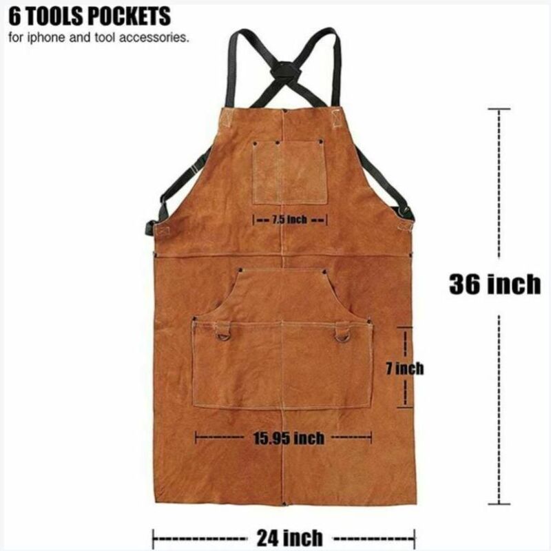 Grembiule Uomo Grembiule Da Lavoro Uomo Con Tasche Tela Cerata