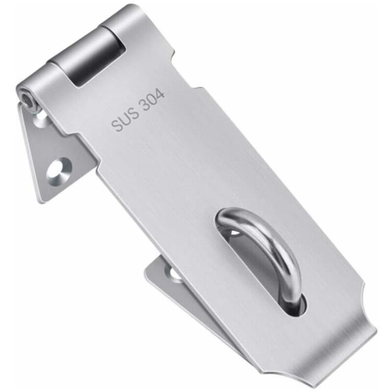 2 Chiusure A Scatto In Acciaio Inox - Per Porte Giardino, Armadi - 4 Pollici Con Viti - Foto 4