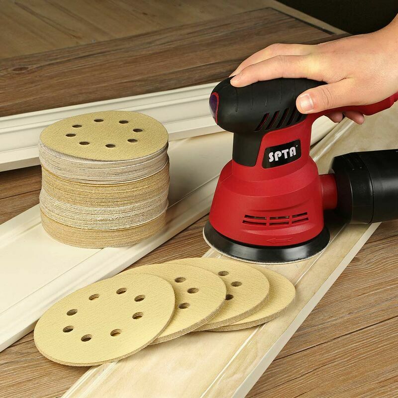 Blocchi Levigatura Con 30 Dischi Abrasivi 125mm Per Legno