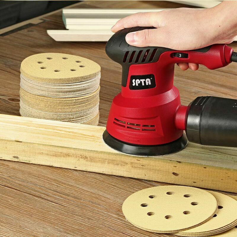 100 Dischi Abrasivi 125 Mm Per Orbitale Grana 80/180/240 - Foto 7