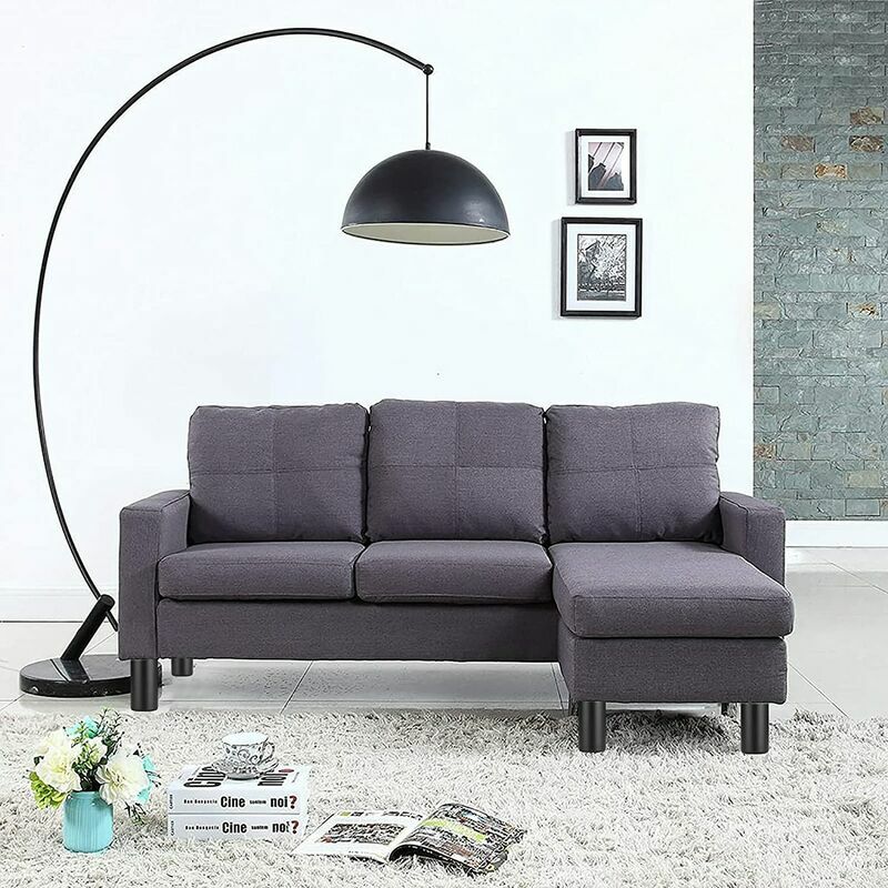 4 Gambe Per Mobili In Alluminio 80mm - Piedini Regolabili Per Divani, Tavoli, Cucina, Nero - Foto 8