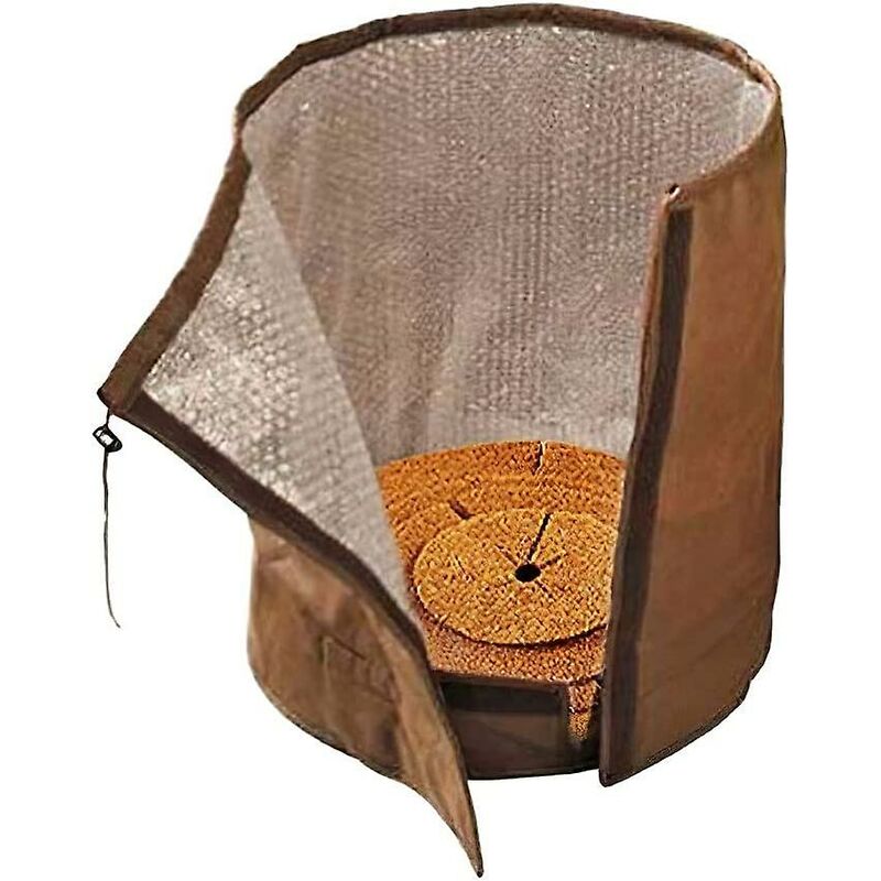 Hydrogarden Coperture antigelo per vasi di Piante, Protezione Isolante per Piante con Aperture di drenaggio, Borsa di Protezione Invernale per Piante, 40 x 40 cm (Confezione da 2