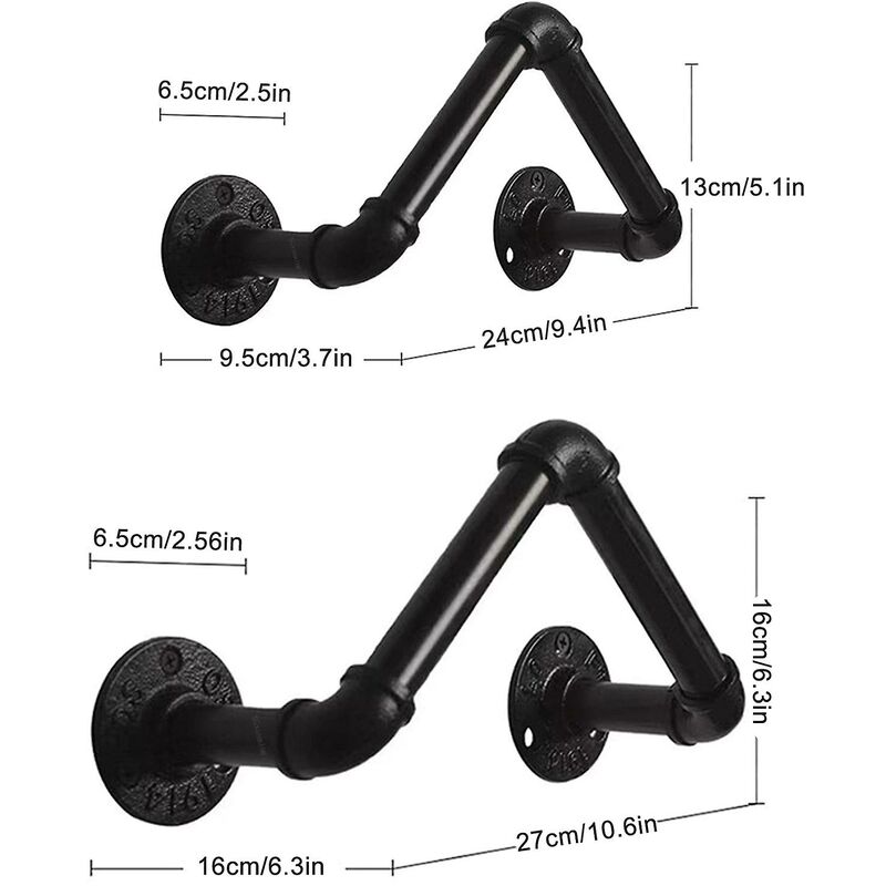 Gancio Per Tubo Flessibile Da Esterno - Metallico, Montaggio A Parete, Per Giardino E Garage - Foto 10