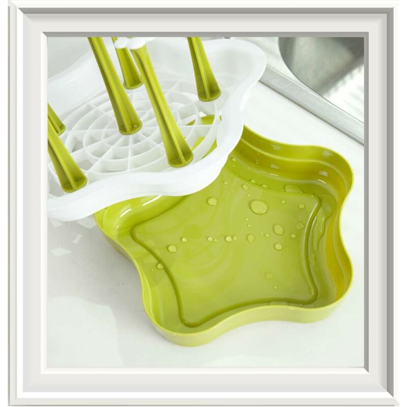 Supporto Asciugatura Tazze Nivofu Pieghevole - Scolapiatti Per Borracce, Bicchieri, Bottiglie - Foto 10