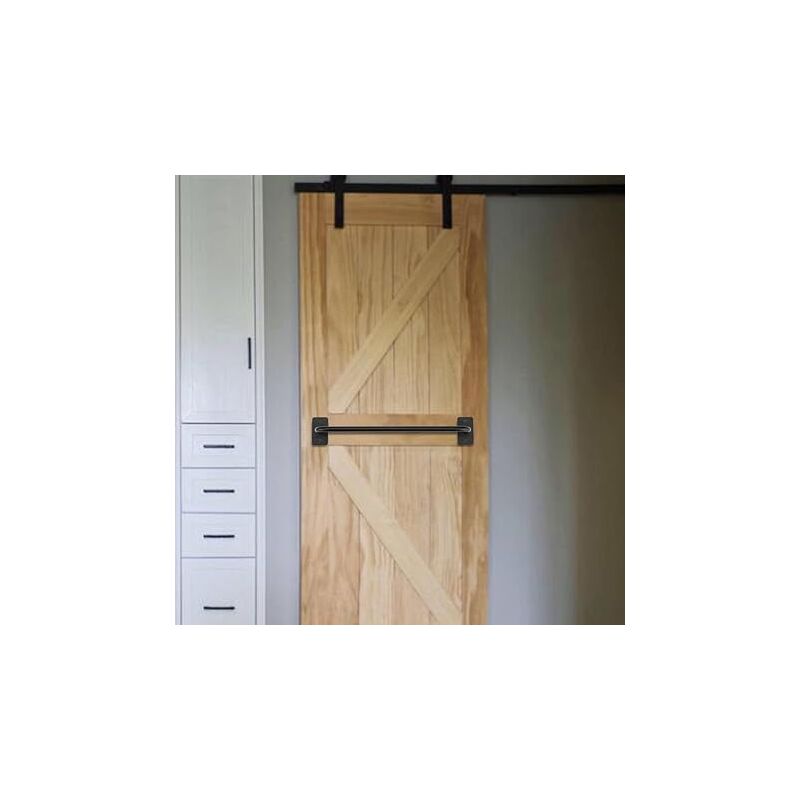 Maniglia In Ferro Per Porte Scorrevoli Stile Industriale - Per Fienili, Garage E Armadi | Dimensioni S O L Con Accessori - Foto 6