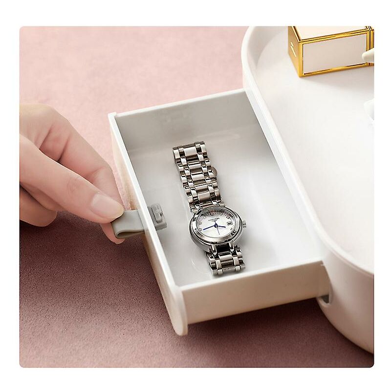 Espositore Gioielli Dokeno Bianco - Porta Collane, Orecchini, Anelli E Bracciali Con Design A 4 Livelli - Foto 14