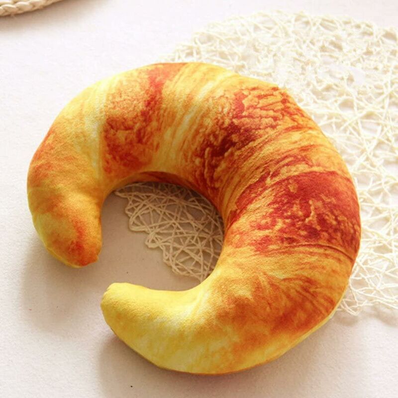 Cuscino jumbo croissant con cuscino per collo da viaggio con custodia calda  Cherry Stone Cuscino carino