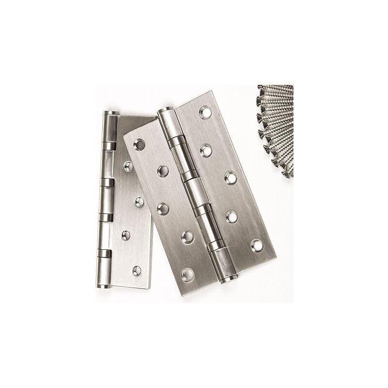 Cerniera Tipo T In Acciaio Inox 316 – 151x75x4,5 Mm Con Cuscinetti A Sfere Per Cancelli E Porte Residenziali