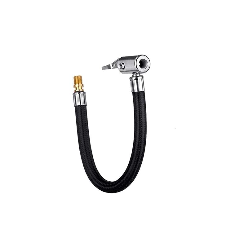 Prolunga Tubo Gonfiaggio 25 Cm Per Valvole Auto, Moto, Bici – Gomma Flessibile Con Sgonfiaggio