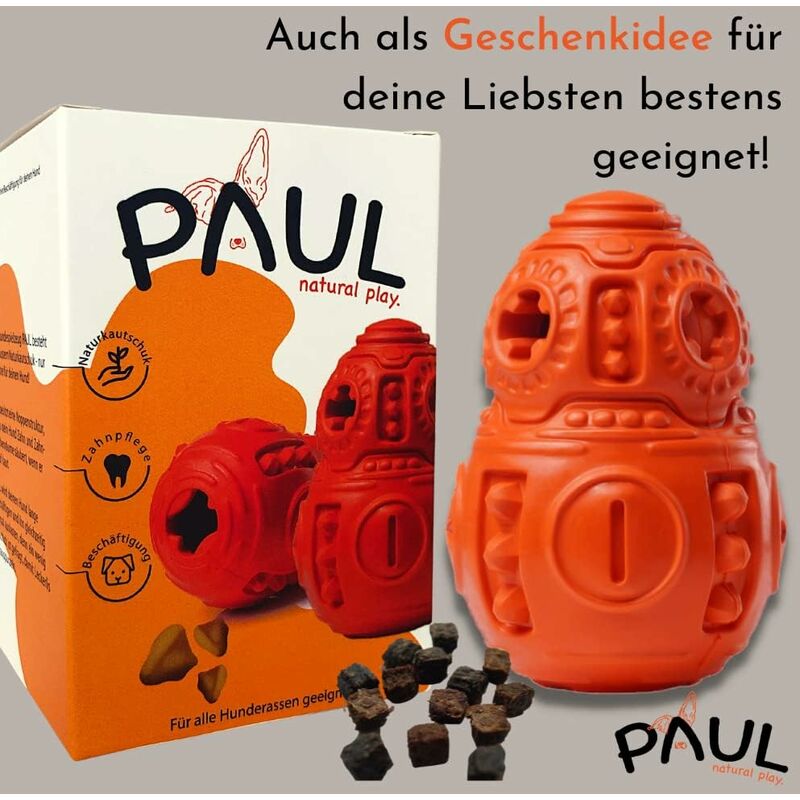 Giocattolo Per Cani Indistruttibile A Forma Di Orso - Con Squittio, Per Masticatori Forti - Foto 5