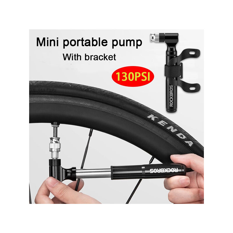 1Pc Mini Pompa Della Bicicletta Luce Portatile Valvola Della Pompa Dell'Aria  130 Psi Ad Alta Pressione Mountain Road Bike Pallacanestro Domestico  Attrezzature Per Il Ciclismo