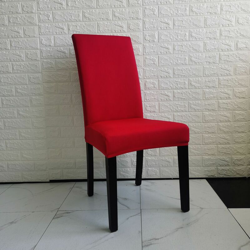 Set Di 4 Coprisedie Elastico Con Fantasia Geometrica Astratta - Rosso, Grigio E Nero - Fodere Protettive Morbide Per Sedie Da Pranzo, Perfette Per Feste E La Vita Di Tutti I Giorni